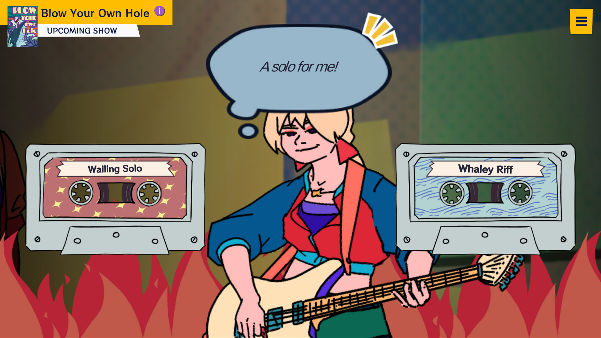 Bandocracy screenshot — a solo performance